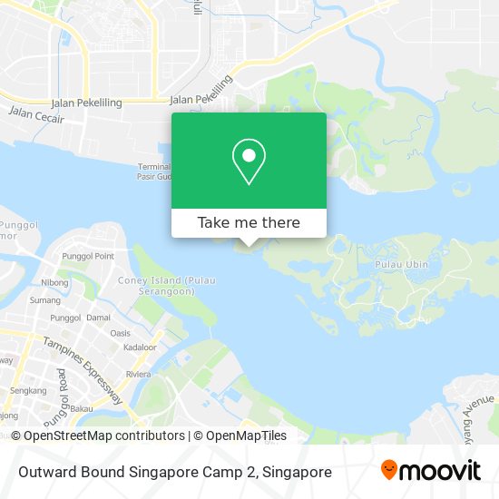 Outward Bound Singapore Camp 2 map