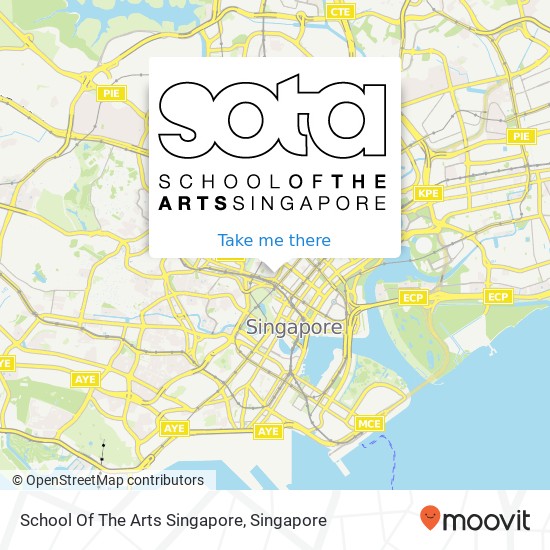 School Of The Arts Singapore map