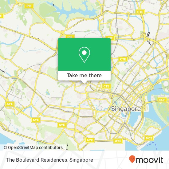 The Boulevard Residences map