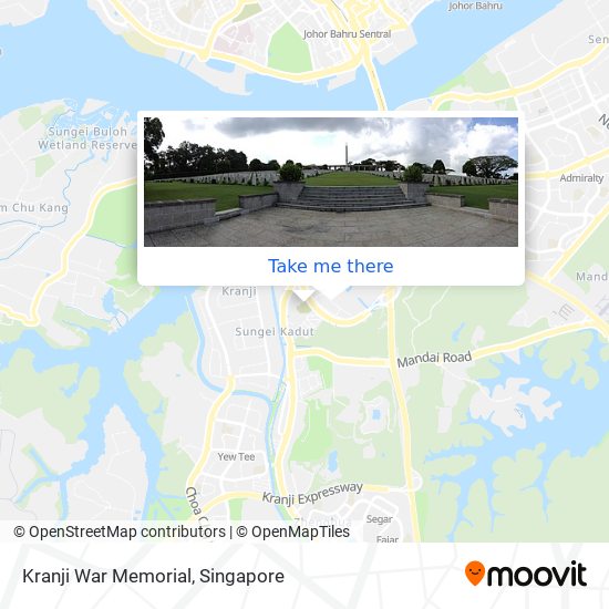 Kranji War Memorial map