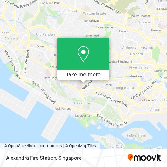 Alexandra Fire Station map