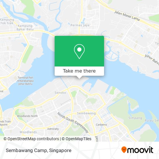 Sembawang Camp map
