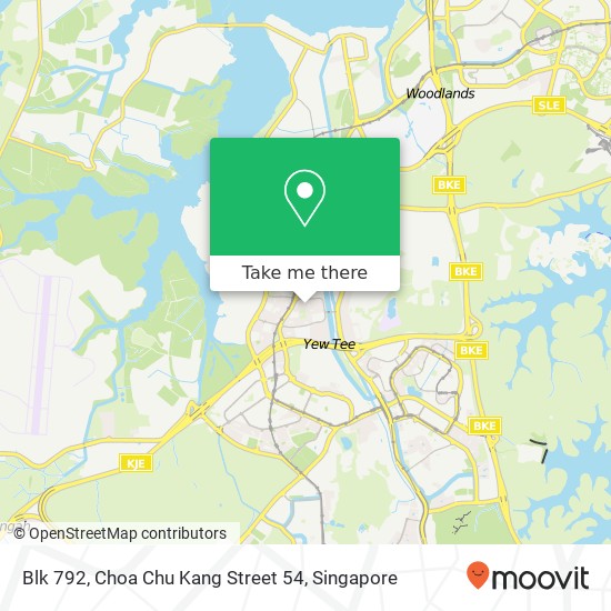 Blk 792, Choa Chu Kang Street 54地图