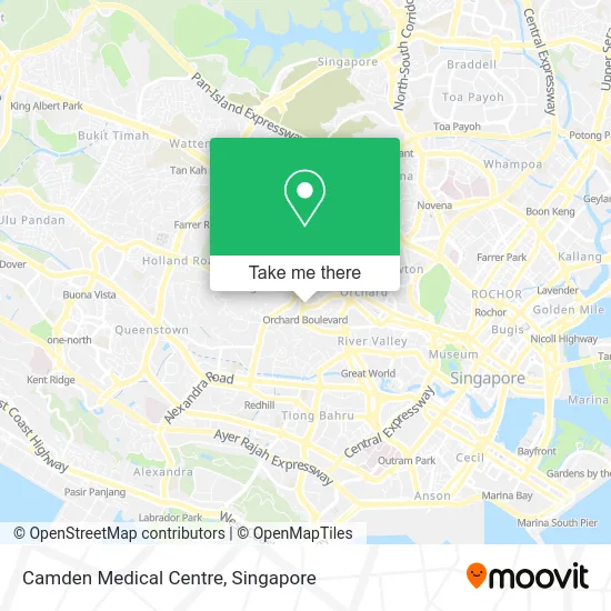 Camden Medical Centre map