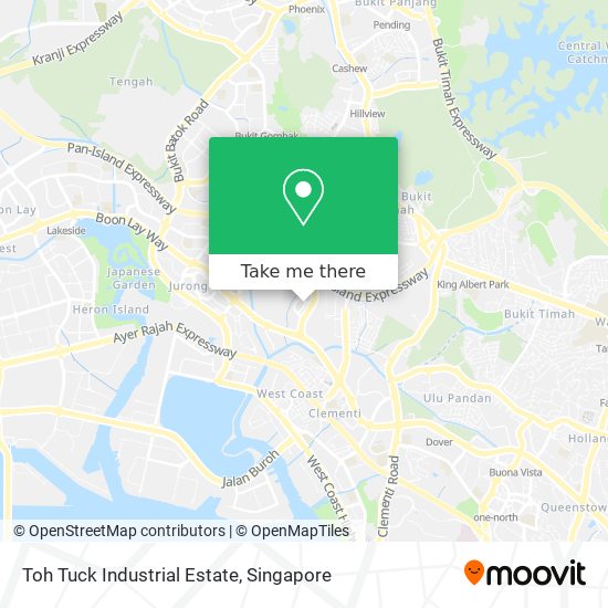 Toh Tuck Industrial Estate map