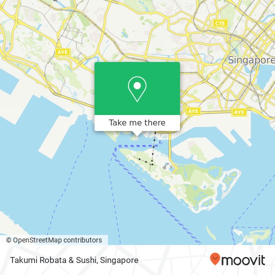 Takumi Robata & Sushi地图