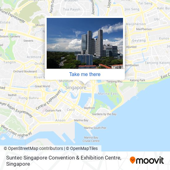 Suntec Singapore Convention & Exhibition Centre map