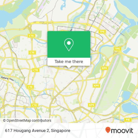 617 Hougang Avenue 2地图