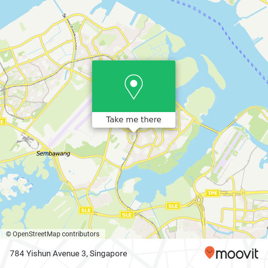 784 Yishun Avenue 3 map