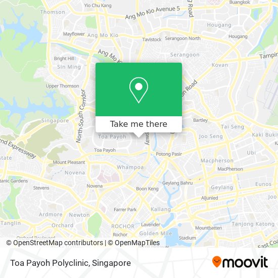 Toa Payoh Polyclinic map