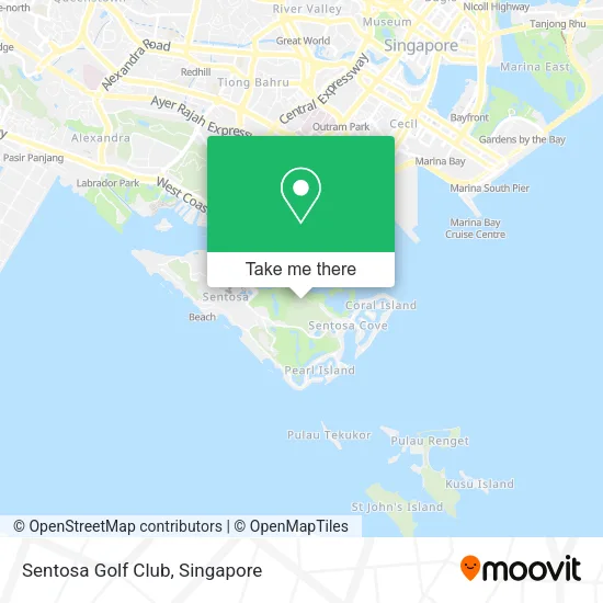 Sentosa Golf Club map