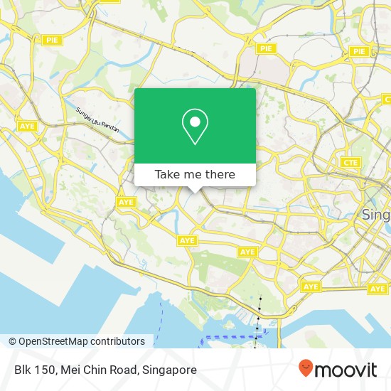 Blk 150, Mei Chin Road map