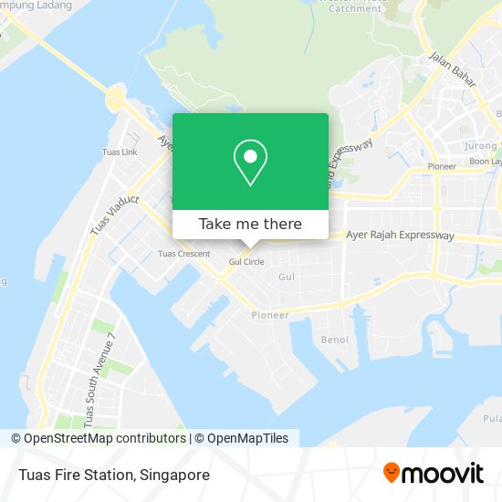 Tuas Fire Station map