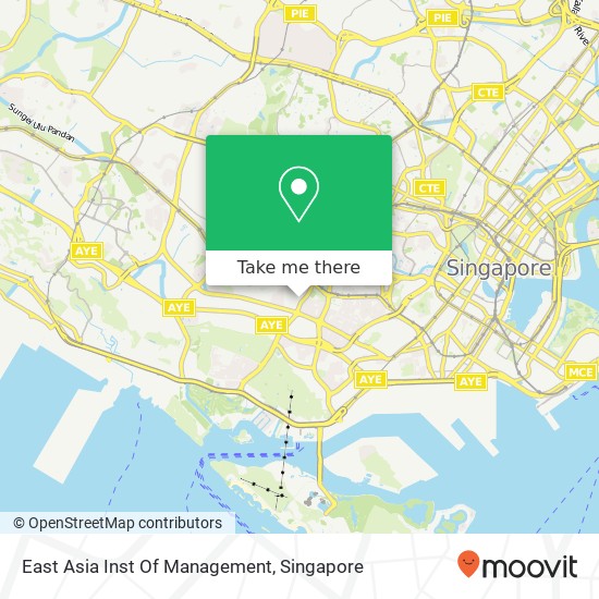 East Asia Inst Of Management map