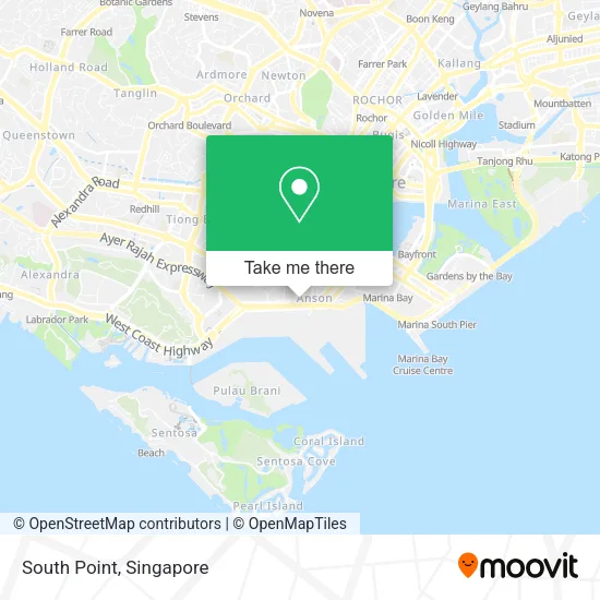 South Point map