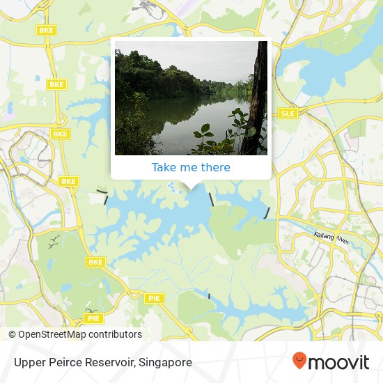 Upper Peirce Reservoir地图