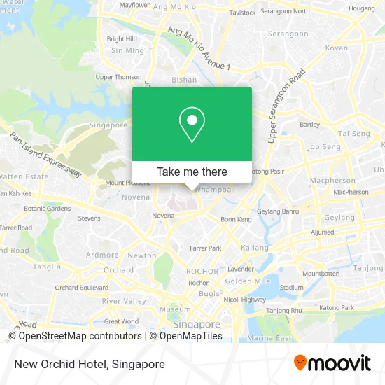 New Orchid Hotel map