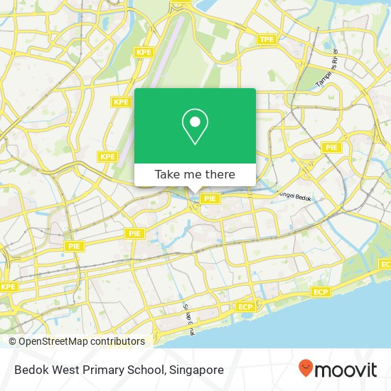 Bedok West Primary School map