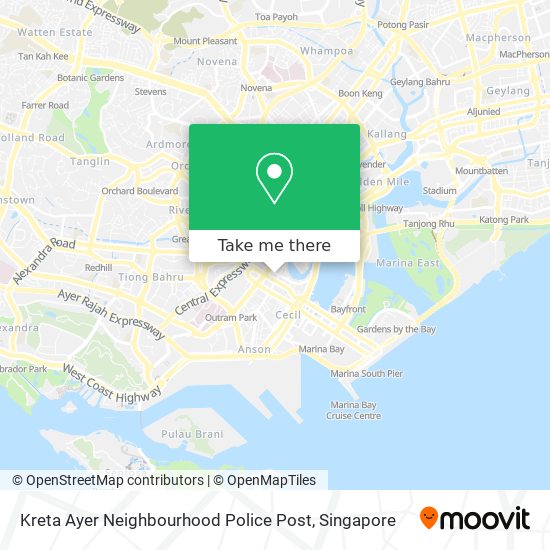 Kreta Ayer Neighbourhood Police Post map