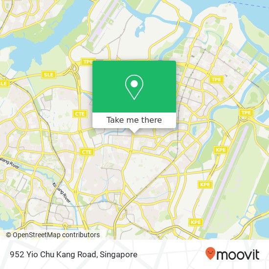 952 Yio Chu Kang Road map