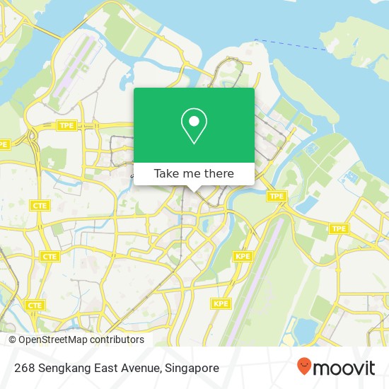 268 Sengkang East Avenue map