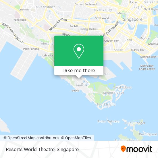 Resorts World Theatre map