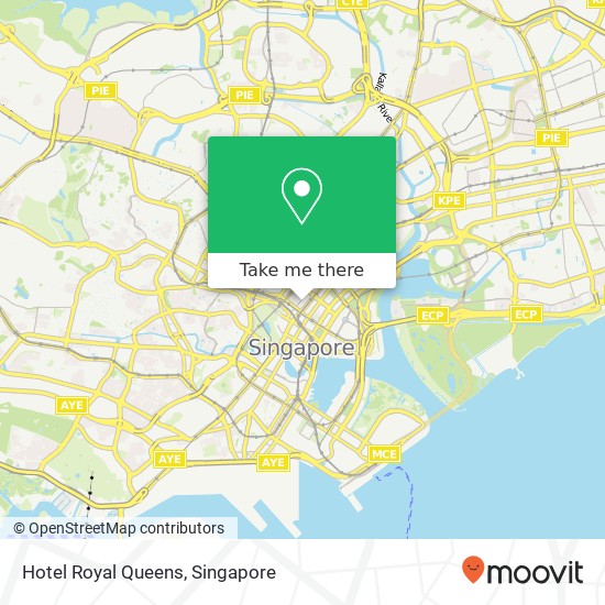 Hotel Royal Queens map