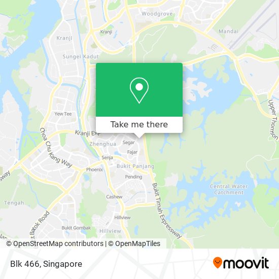 Blk 466 map