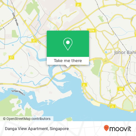 Danga View Apartment地图