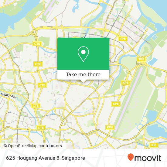 625 Hougang Avenue 8 map