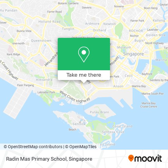 Radin Mas Primary School map