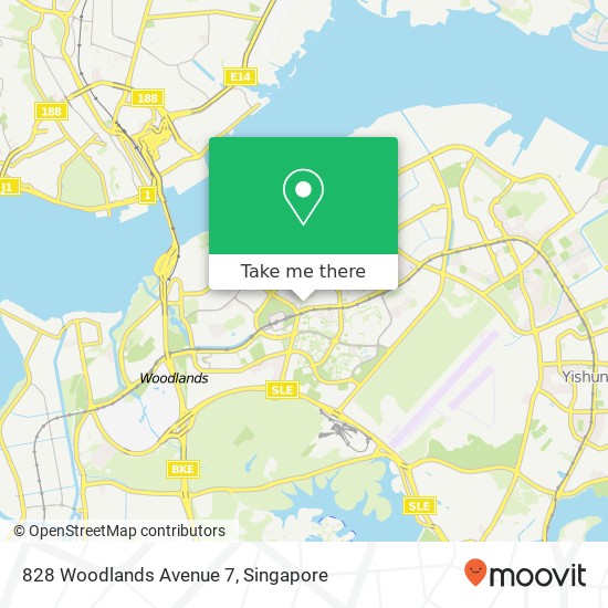 828 Woodlands Avenue 7地图