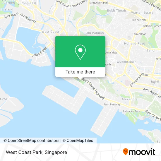 West Coast Park map