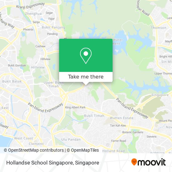 Hollandse School Singapore map
