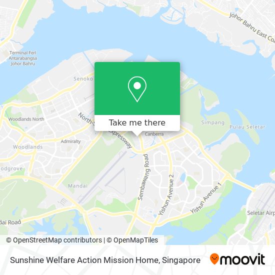 Sunshine Welfare Action Mission Home map