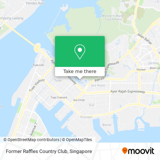 Former Raffles Country Club map