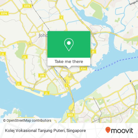 Kolej Vokasional Tanjung Puteri地图