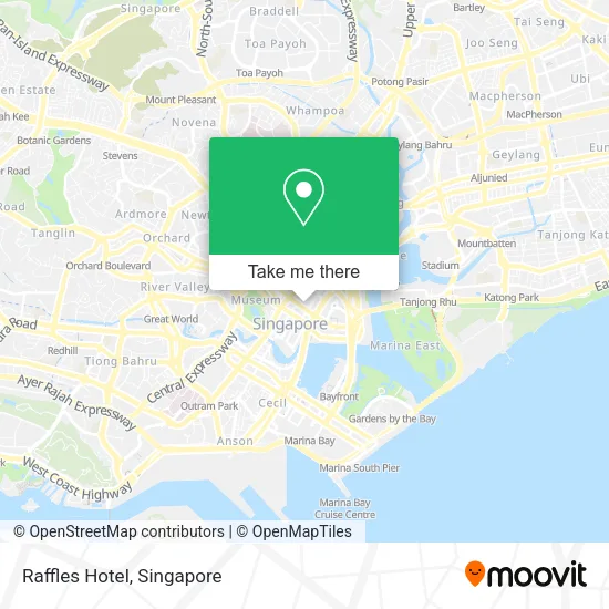 Raffles Hotel地图