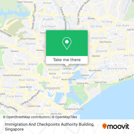 Immigration And Checkpoints Authority Building map