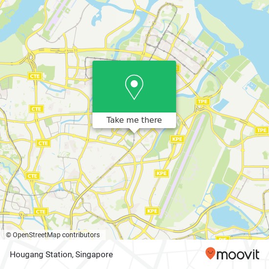 Hougang Station地图