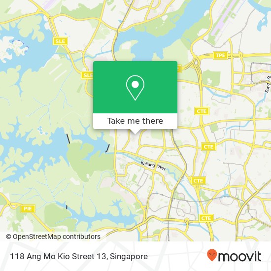 118 Ang Mo Kio Street 13 map