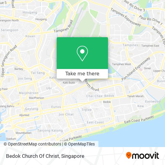 Bedok Church Of Christ map