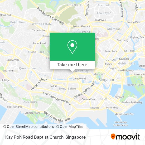 Kay Poh Road Baptist Church map