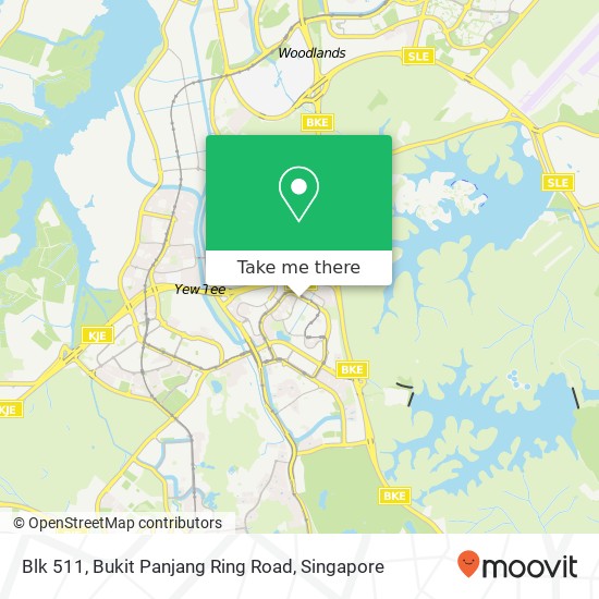 Blk 511, Bukit Panjang Ring Road map