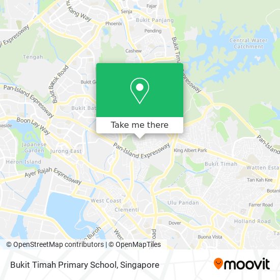 Bukit Timah Primary School map