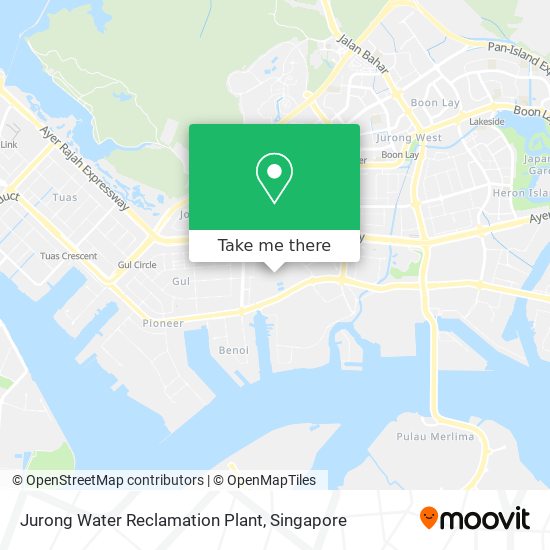 Jurong Water Reclamation Plant map