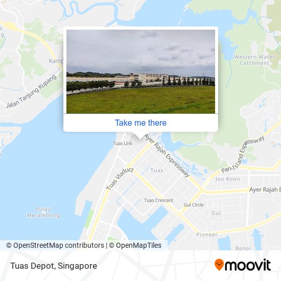 Tuas Depot map