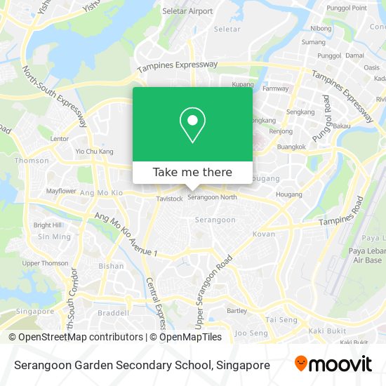 Serangoon Garden Secondary School地图