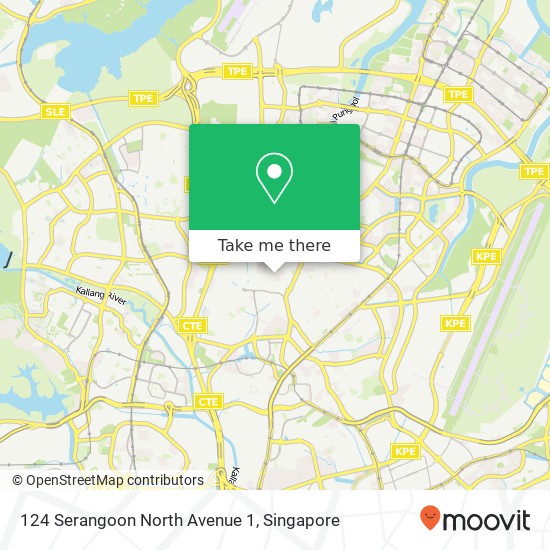 124 Serangoon North Avenue 1 map