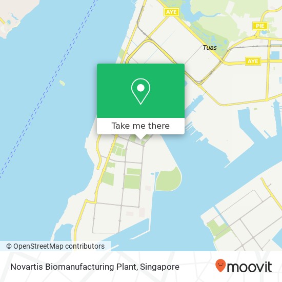 Novartis Biomanufacturing Plant map